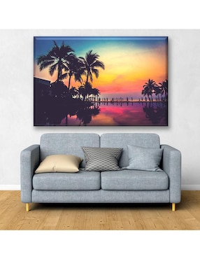 Cuadro decorativo Industria Grafica Ciento 23 Anochecer de colores