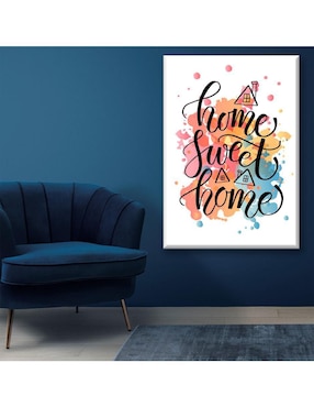 Cuadro decorativo Industria Grafica Ciento 23 Home sweet H
