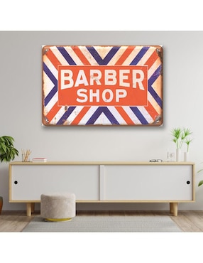 Cuadro decorativo Industria Grafica Ciento 23 Barber shop