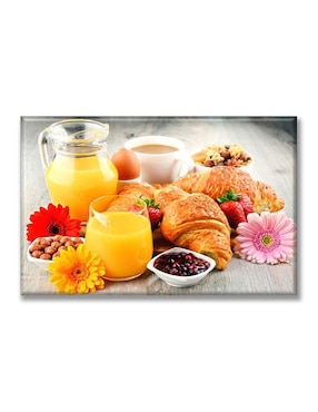 Cuadro Decorativo Industria Gráfica Ciento 23 Desayuno Con Jugo