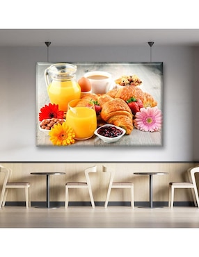 Cuadro decorativo Industria Grafica Ciento 23 Desayuno con jugo