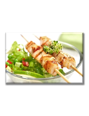 Cuadro Decorativo Industria Gráfica Ciento 23 Brocheta De Pescado