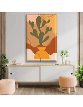 Cuadro decorativo Industria Grafica Ciento 23 Maceta nopal