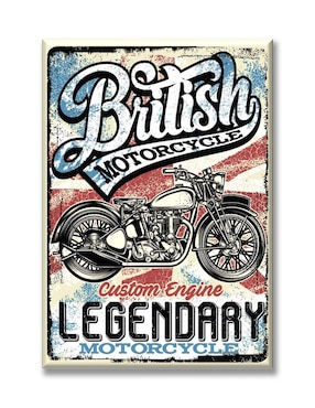 Cuadro decorativo Industria Grafica Ciento 23 Legendary moto