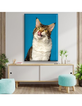 Cuadro decorativo Industria Grafica Ciento 23 Maine coon gato