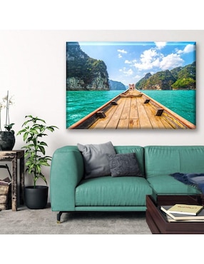 Cuadro decorativo Industria Grafica Ciento 23 Canoa