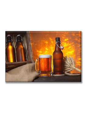 Cuadro Decorativo Industria Gráfica Ciento 23 Cerveza De Cebada