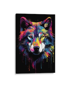 Cuadro decorativo Canvas Lab Lobo