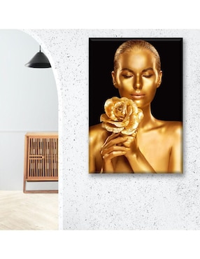Cuadro decorativo Industria Grafica Ciento 23 Mujer golden
