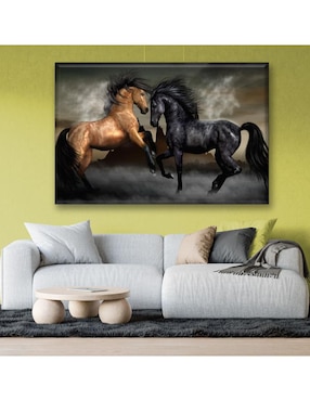 Cuadro decorativo Industria Grafica Ciento 23 Dos caballos