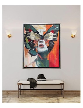 Pintura U R Beautiful técnica acrílico Lune Art Gallery Mariposas