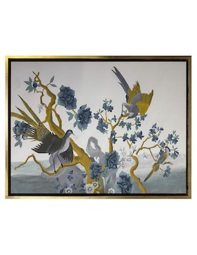 Pintura Same Goal técnica acrílico Lune Art Gallery Birds