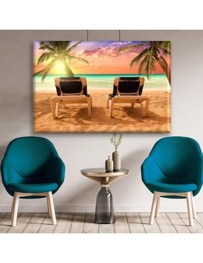 Cuadro decorativo Industria Grafica Ciento 23 Sillas pareja