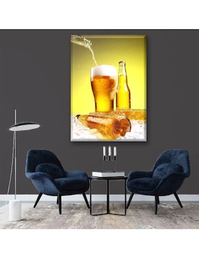 Cuadro decorativo Industria Grafica Ciento 23 Cerveza clara