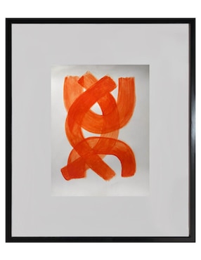 Pintura Orange técnica acrílico Lune Art Gallery