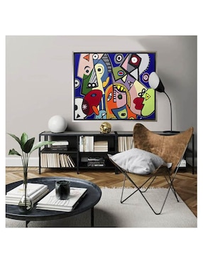 Pintura Fragmentos técnica acrílico Lune Art Gallery Caras