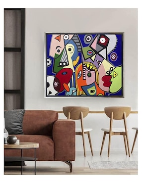 Pintura Fragmentos técnica acrílico Lune Art Gallery Caras