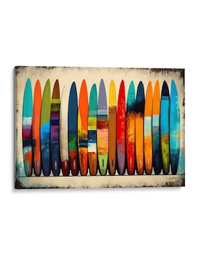 Cuadro Decorativo Canvas Lab Tablas De Surf 1