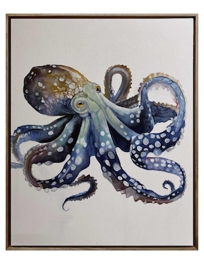 Pintura Octopus técnica acrílico Lune Art Gallery AnimalArt