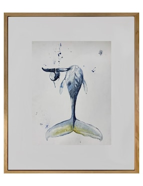 Pintura Mamá ballena técnica acrílico Lune Art Gallery AnimalArt Mar
