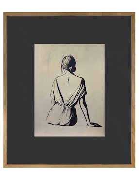 Pintura Femme IV técnica acrílico Lune Art Gallery