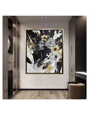 Pintura Blooming Beauty técnica acrílico Lune Art Gallery
