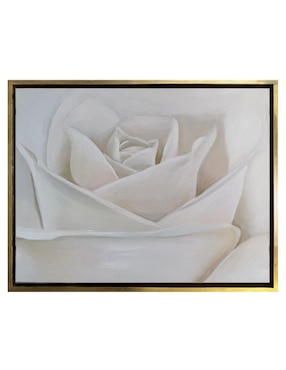 Pintura White Flower técnica acrílico Lune Art Gallery Nature