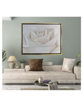 Pintura White Flower técnica acrílico Lune Art Gallery Nature