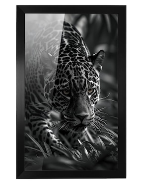 Cuadro decorativo Pixelarte Jaguar
