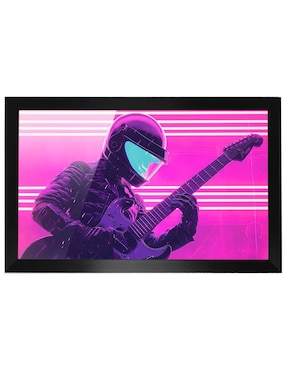 Cuadro decorativo Pixelarte Musica