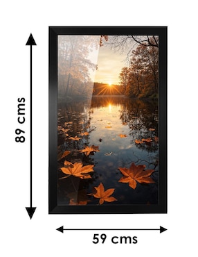 Cuadro decorativo Pixelarte Otoño