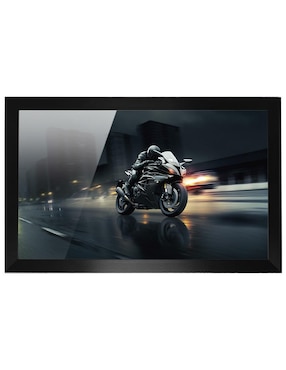 Cuadro decorativo Pixelarte Moto