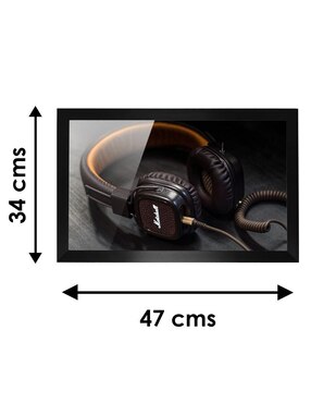 Cuadro decorativo Pixelarte Música