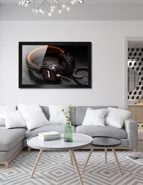 Cuadro decorativo Pixelarte Música
