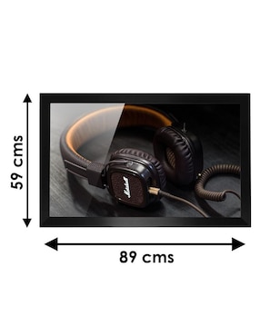 Cuadro decorativo Pixelarte Música