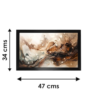 Cuadro decorativo Pixelarte Marmol