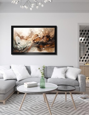 Cuadro decorativo Pixelarte Marmol