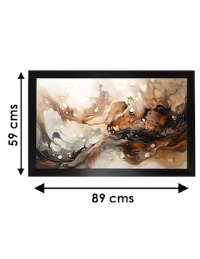 Cuadro decorativo Pixelarte Marmol