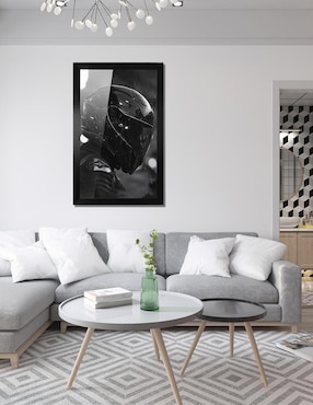 Cuadro decorativo Pixelarte Casco