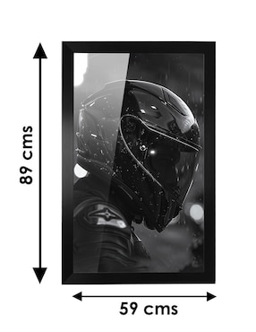 Cuadro decorativo Pixelarte Casco