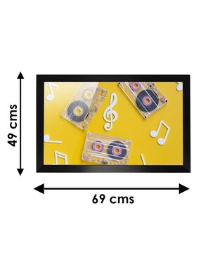 Cuadro decorativo Pixelarte Música