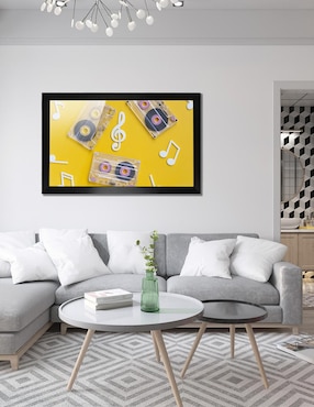 Cuadro decorativo Pixelarte Música