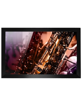 Cuadro decorativo Pixelarte Música