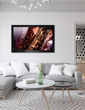 Cuadro decorativo Pixelarte Música