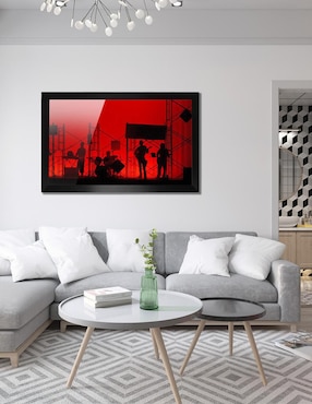 Cuadro decorativo Pixelarte Música
