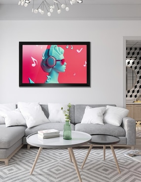 Cuadro decorativo Pixelarte Música