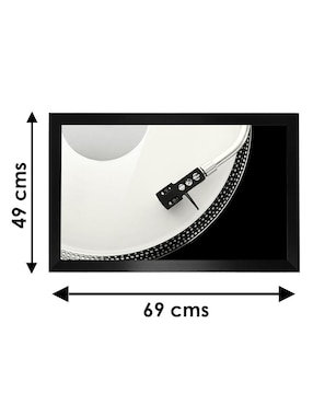 Cuadro decorativo Pixelarte Música