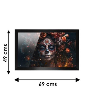 Cuadro decorativo Pixelarte Catrina