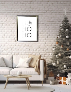 Cuadro decorativo Pixelarte navidad