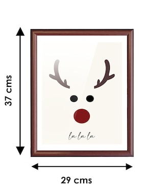 Cuadro decorativo Pixelarte navidad